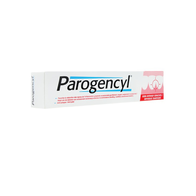 Parogencyl Gum sensitivity. Tube of 75ML
