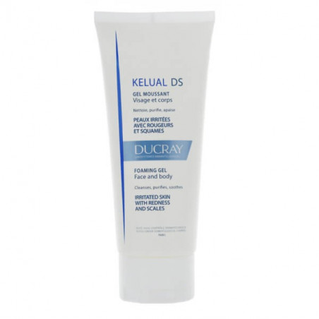 Ducray Kelual DS Gel Moussant Visage et Corps 200 ml