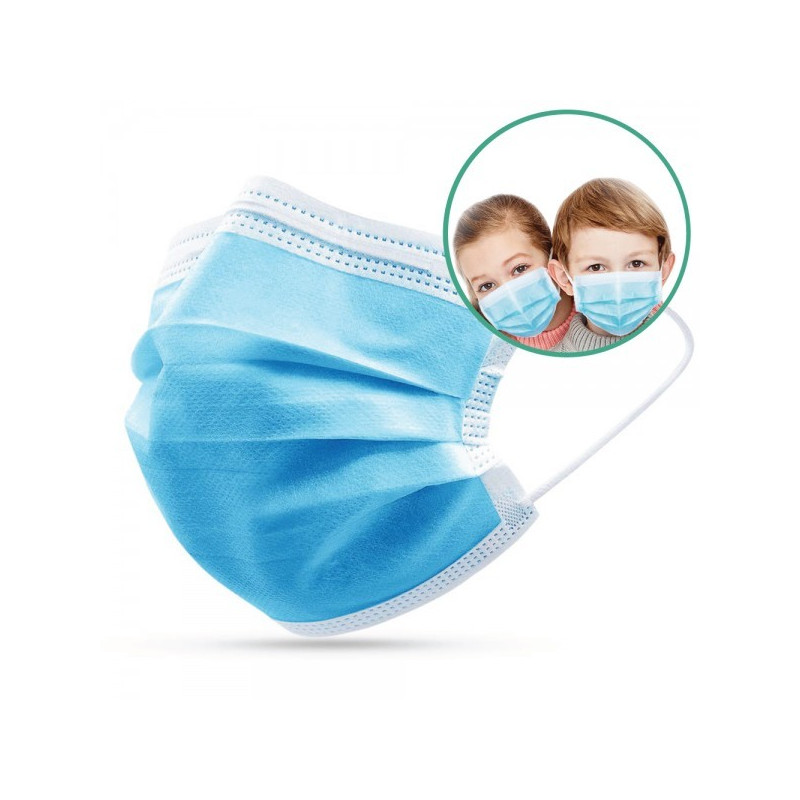 SURGICAL MASKS FOR CHILDREN TYPE 2 BOX OF 50 