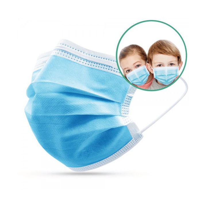 SURGICAL MASKS FOR CHILDREN TYPE 2 BOX OF 50 