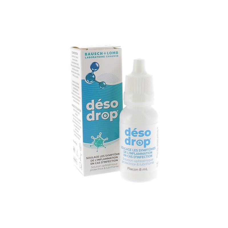 Désodrop Solution Ophtalmique Protectrice et Lubrifiante 8 ml