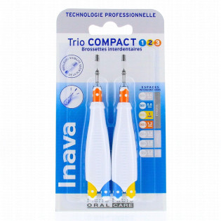 Inava Trio Compact 123 Brossettes Interdentaires 