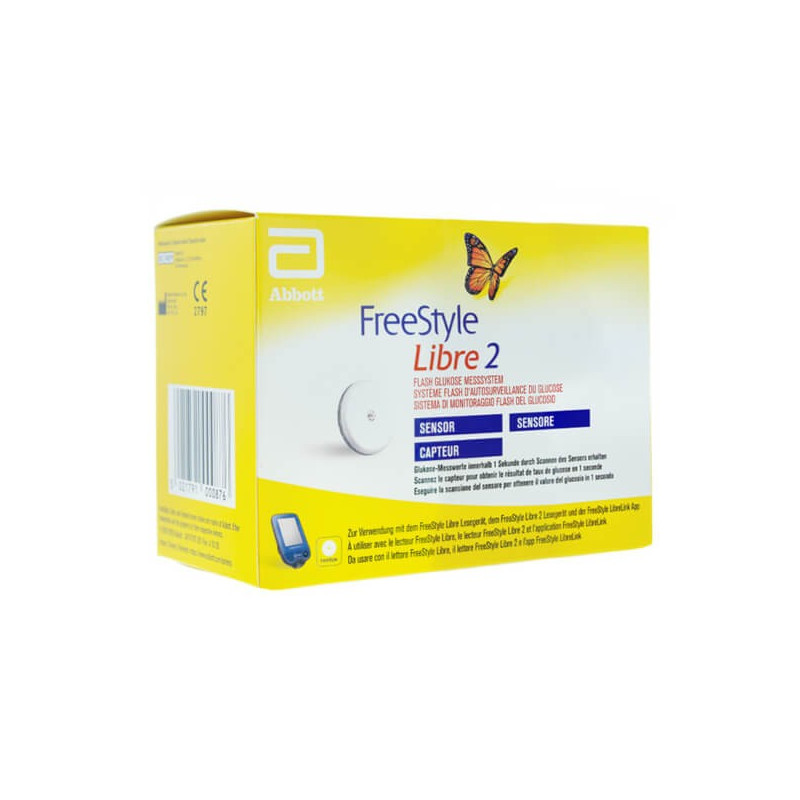 Freestyle Libre 2 Lecteur de glycémie - Mesure diabète sans piqûre