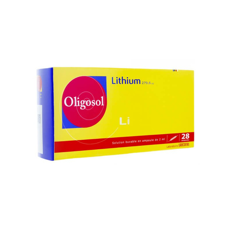 Oligosol Lithium 28 Ampoules