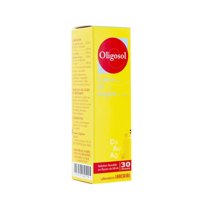 Oligosol Copper Gold Silver 60 ml