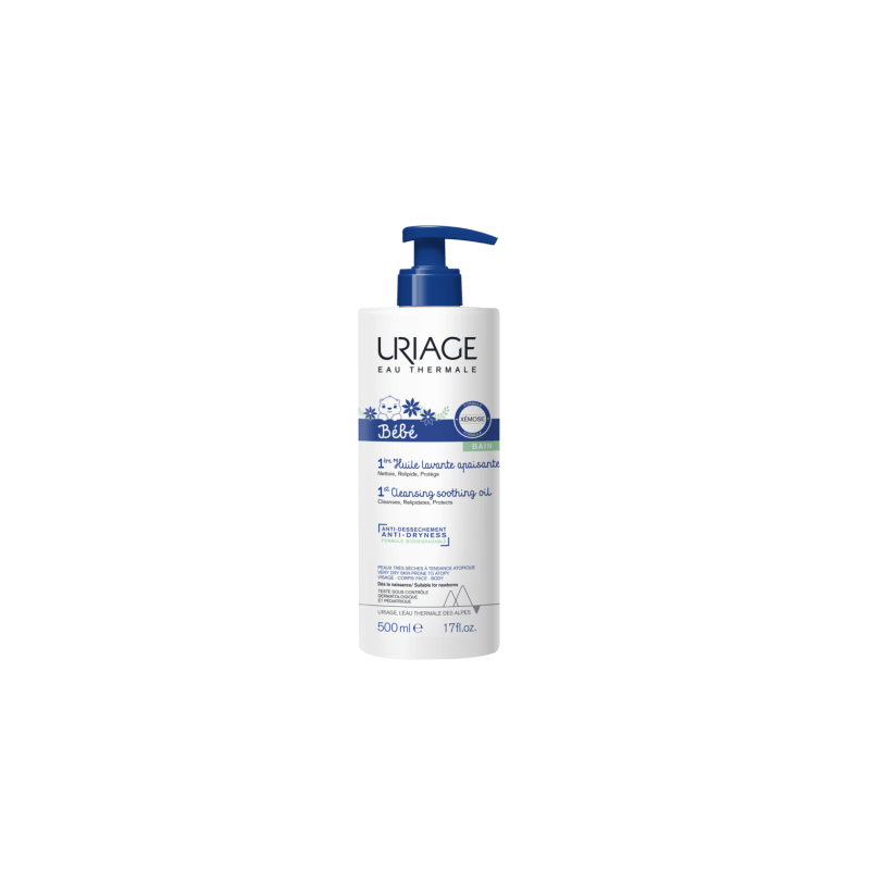 Uriage Bébé 1ère Huile Lavante Apaisante 500 ml