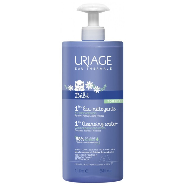 uriage Bébé 1ère Eau Nettoyante 1 Litre