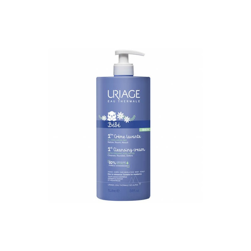 Uriage Bébé 1ère Crème Lavante 1Litre