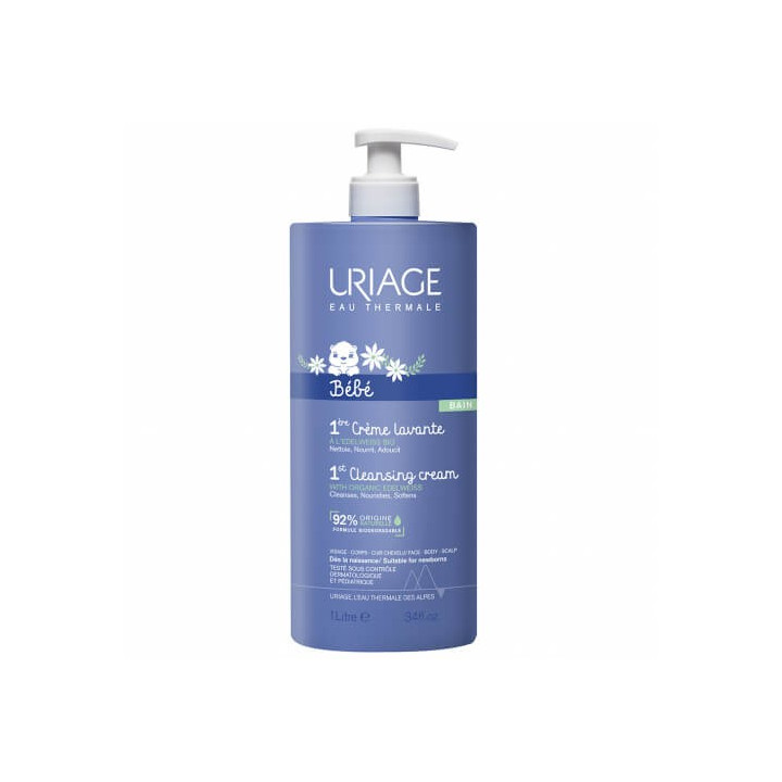 Uriage Bébé 1ère Crème Lavante 1Litre