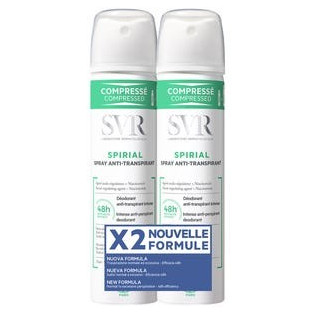 SPIRIAL SPRAY SVR DEODORANT ANTI-TRANSPIRANT INTENSE 48H 2X100ML