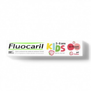 Fluocaril - Kids Toothpaste Strawberry Gel 3 - 6 years 50 ml