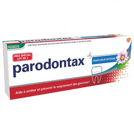 Parodontax - Intense Freshness Toothpaste 2 Tubes of 75 ml