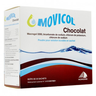 MOVICOL AROME CHOCOLAT 20 SACHETS