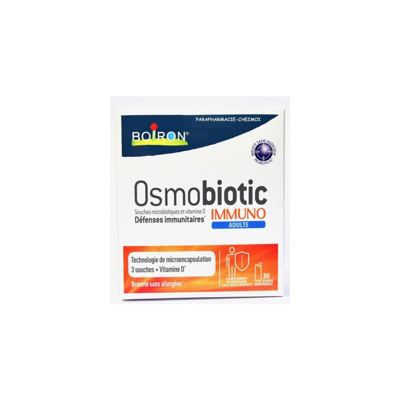 Osmobiotic Immuno Adult Boiron - 30 Orodispersible Sticks