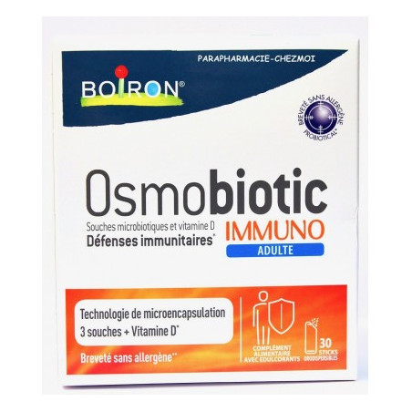 Osmobiotic Immuno Adult Boiron - 30 Orodispersible Sticks