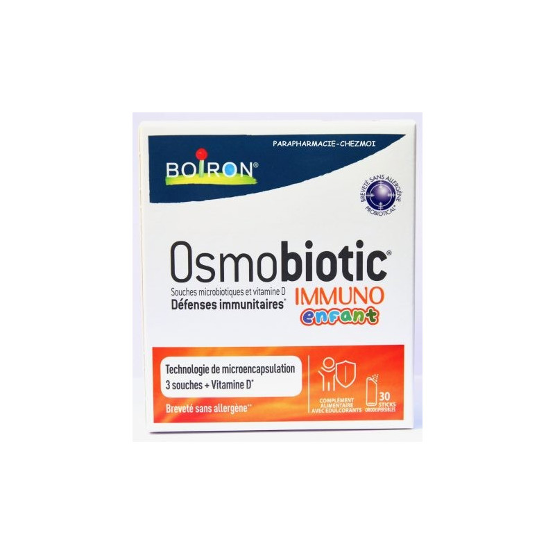 Osmobiotic Immuno Enfant Boiron - 30 Sticks Orodispersibles