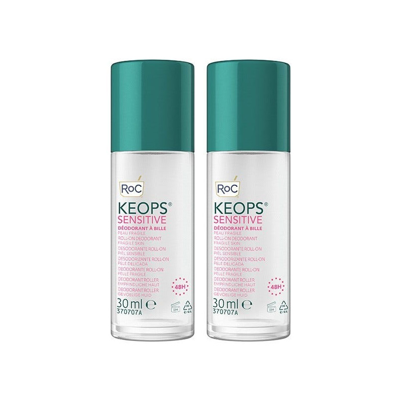 Keops Déodorant sans alcool Bille. Lot de 2 de 30ML