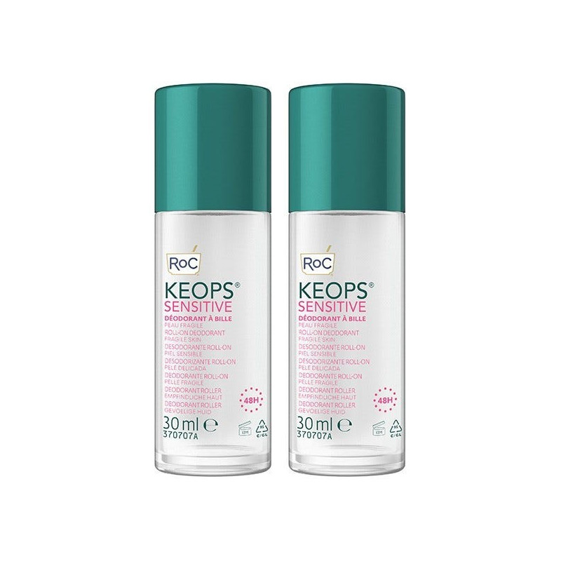 Keops Alcohol Free Deodorant Roll-on. Set of 2 of 30ML