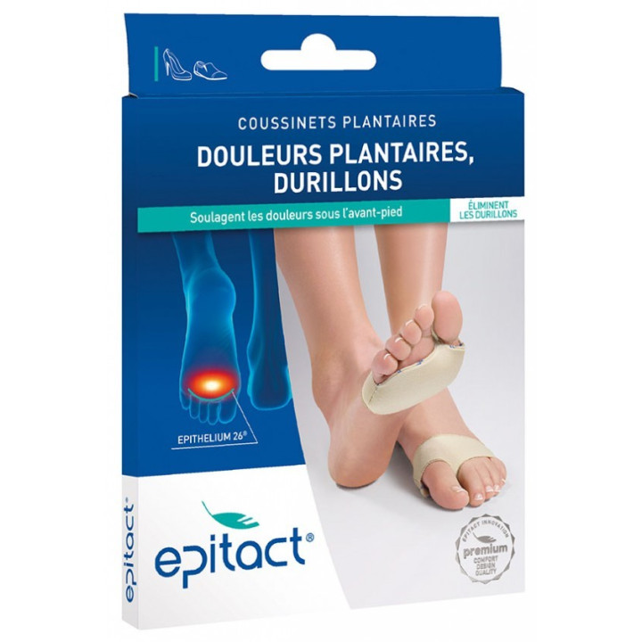 EPITACT PLANTAR PADS PLANTAR PAIN AND CALLUSES 1 PAIR SIZE L
