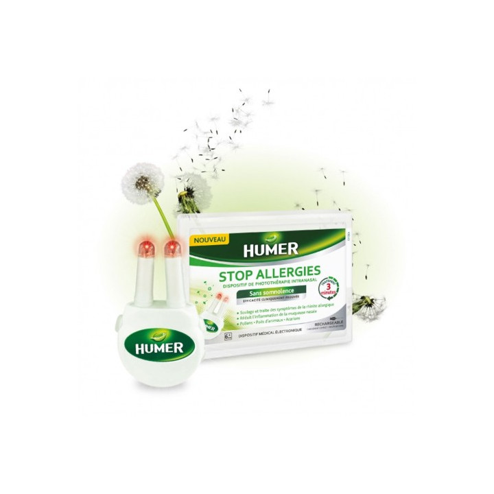 Humer - Stop Allergies -  Dispositif  Photothérapie Intranasal