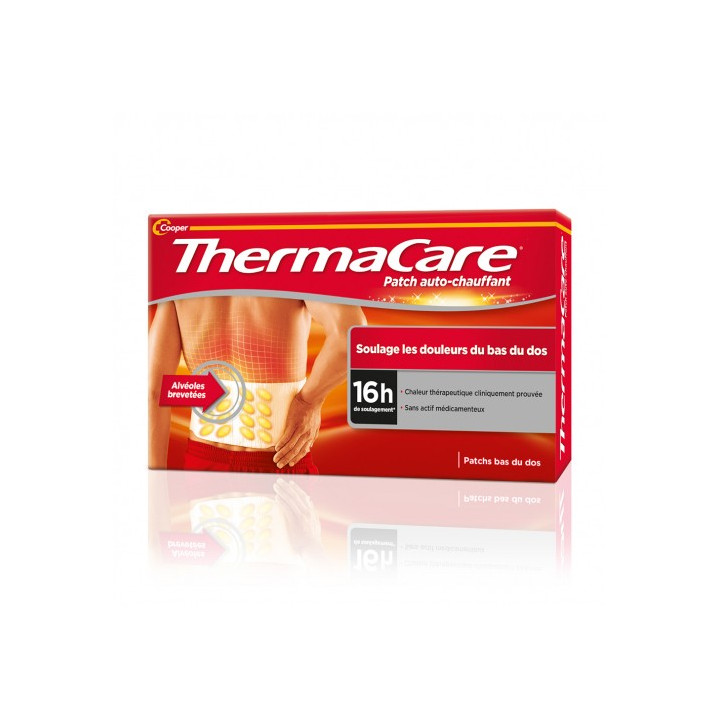 Patch Auto-Chauffant Dos - ThermaCare  Boite de 4  Patchs
