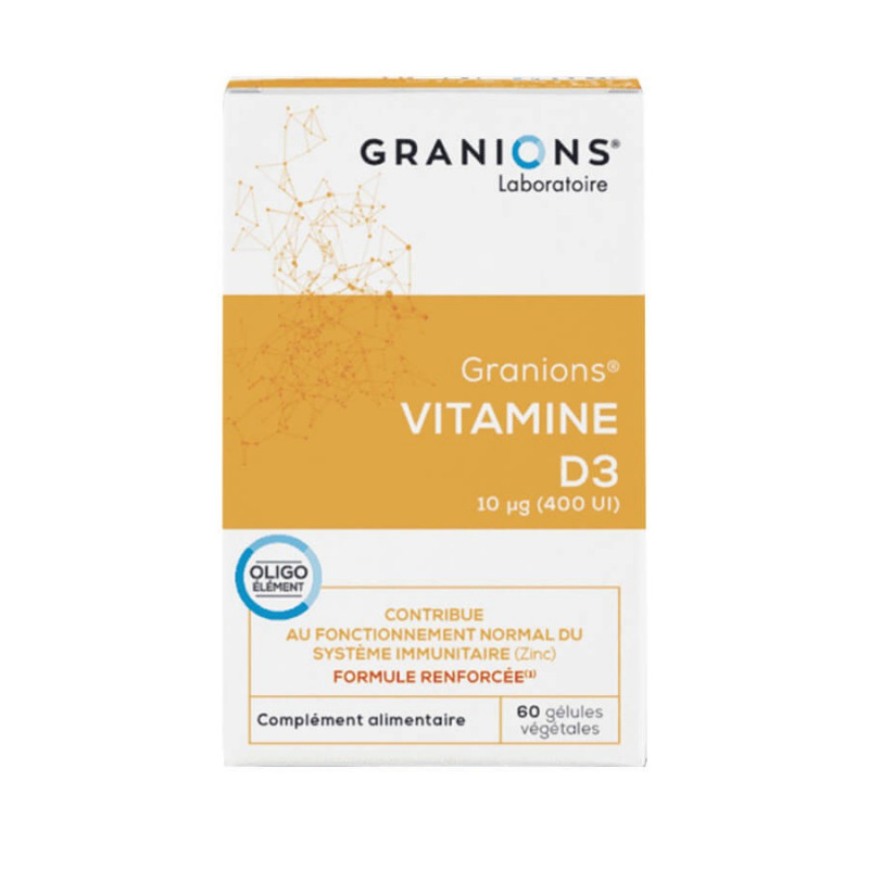 VITAMIN D3 60 GRANIONS VEGETAL CAPSULES 