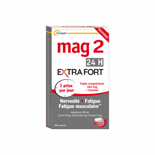 Mag 2 24h Extra Fort - 45 comprimés LP Cooper