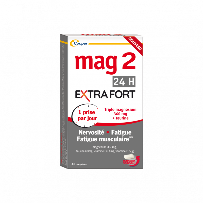 Mag 2 24h Extra Strength - 45 tablets LP Cooper