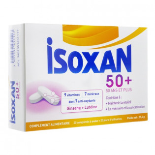 Isoxan 50+ 20 comprimés