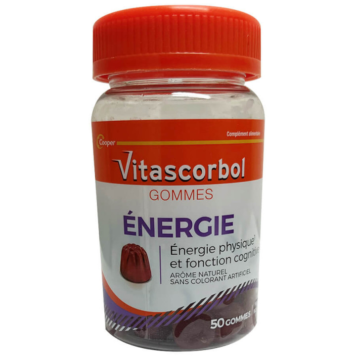 Vitascorbol - Energie - 50 Gommes