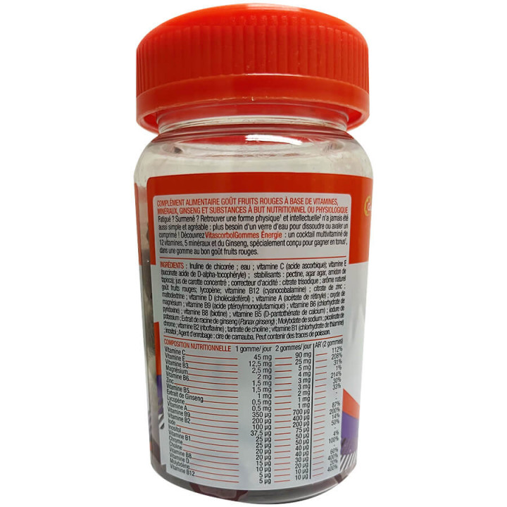 Vitascorbol - Energie - 50 Gommes