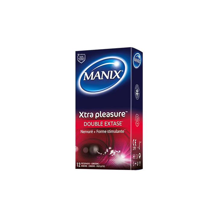 Manix Xtra Pleasure. Box of 14 condoms