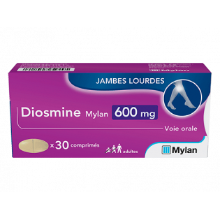 Diosmine 600mg - Mylan -  30 comprimés