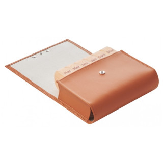 PILBOX MAXI MARRON CLAIR / FAUVE