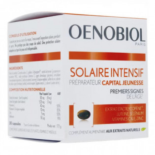 Oenobiol Solaire Intensif Anti-Age Capital Jeunesse. 30 capsules