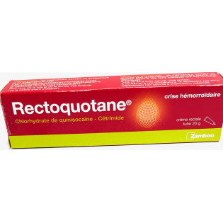 Rectoquotane crème rectale 20 g