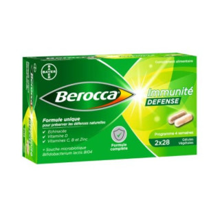 Berocca Immunité Défense 2 x 28 gélules végétales