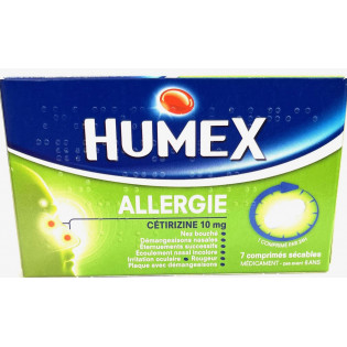 HUMEX - ALLERGY 10 mg - Box of 7 scored tablets