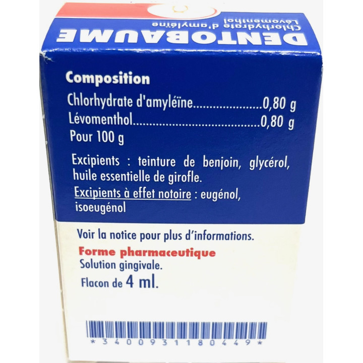 DENTOBAUME - Gingival Solution - 4 ml
