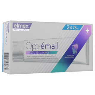 ELMEX Opti-émail Dentifrice Haute Résistance 2x75 ml
