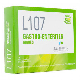 L107 Lehning Gastro-Entérites Aiguës - 40 comprimés orodispersibles