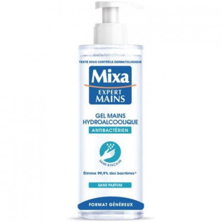 MIXA EXPERT HANDS HYDROALCOHOLIC GEL WITHOUT RINSING 390ML