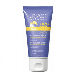 Uriage Baby 1st Mineral Sun Cream SPF50+ 50 ml