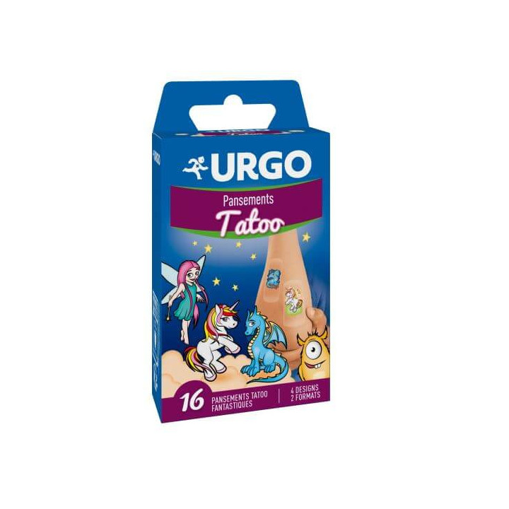 Urgo Pansements Tatoo enfants 14 unités