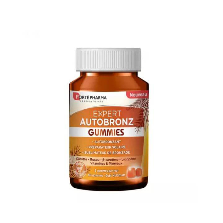 Forté Pharma Expert Autobronz Gummies pot of 60 gums