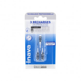 Inava Trio Brossettes 3 Recharges pour Trio Compact/Flex Taille ISO0 0,6 mm