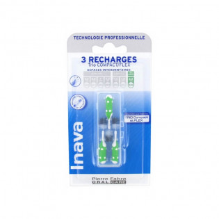 Inava Trio Brossettes 3 Recharges pour Trio Compact/Flex Taille ISO6 2,2 mm