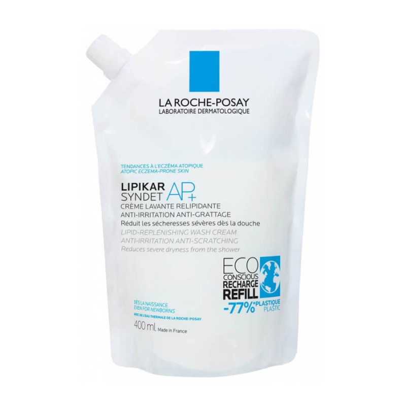 La Roche-Posay Lipikar Syndet AP+ Éco-Recharge 400 ml