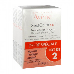 Avene XeraCalm AD Superfatted Cleansing Bar 2 x 100 g