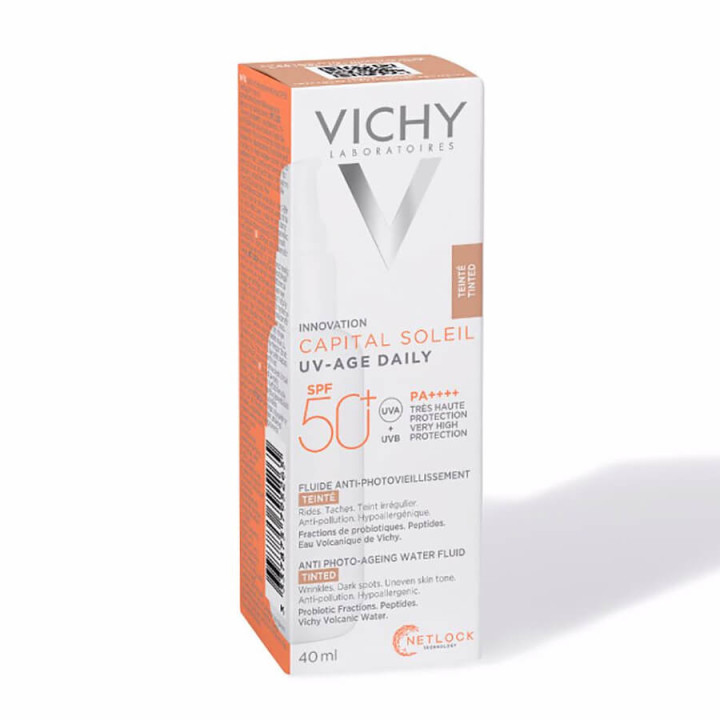 Vichy Capital Soleil UV-Age Daily Tinted Anti-Photo-aging Fluid SPF50+ 40 ml